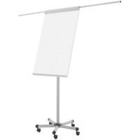Bi-Office Freestanding Mobile Pro Easel with Adjustable Height EA4806136 70 x 100cm White