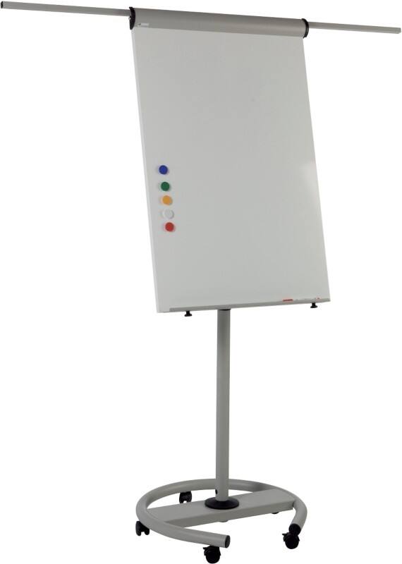 Bi-Office Mobile Easel Steel Grey