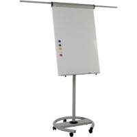 Bi-Office Freestanding Convertible Mobile Easel with Adjustable Height EA4806146 70 x 100 cm White