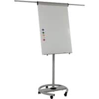 Bi-Office Freestanding Convertible Mobile Easel with Adjustable Height EA4806146 70 x 100 cm White