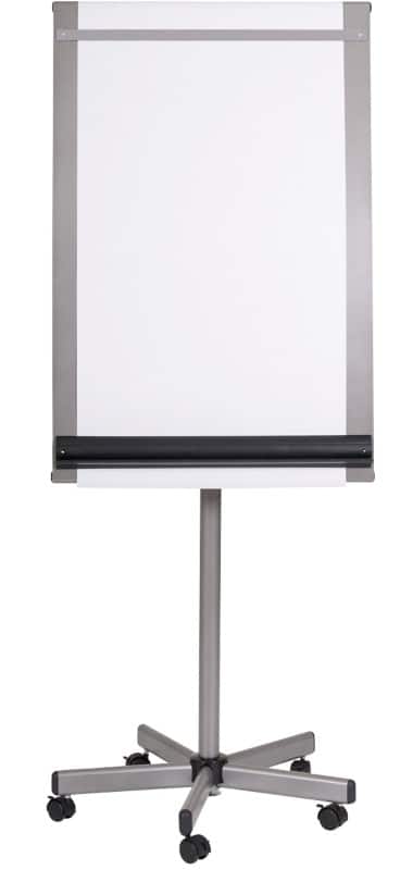 Bi-Office Mobile Easel Steel Grey