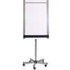 Bi-Office Freestanding Roll Up Mobile Easel with Adjustable Height EA4822016 70 x 100cm Silver