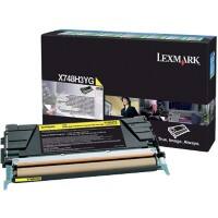 Lexmark Original Toner Cartridge X748H3YG Yellow