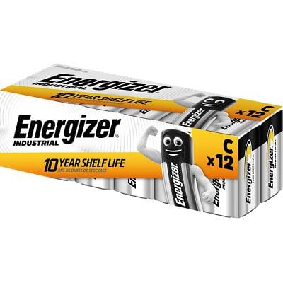 Energizer C Alkaline Batteries Industrial LR14 1.5V Pack of 12