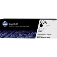 HP 83A Original Toner Cartridge CF283AD Black Pack of 2