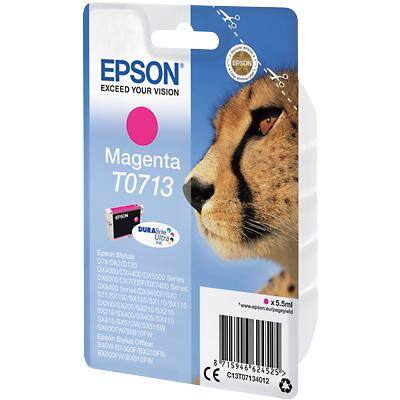 Epson T0713 Original Ink Cartridge C13T07134012 Magenta