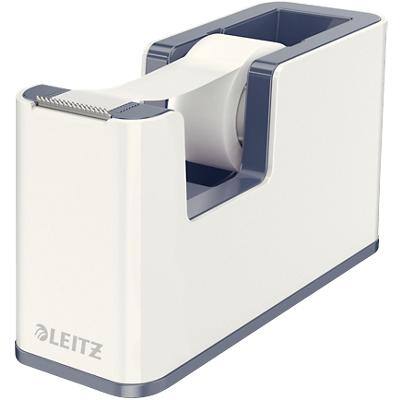 Leitz Tape Dispenser Wow White & Grey 19mm x 33m