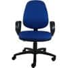 Energi-24 Basic Tilt Ergonomic Office Chair with Adjustable Seat Air Support Blue
