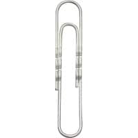 Office Depot Paper Clips Wavy 50mm Silver Pack of 100