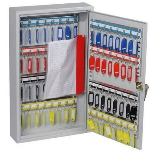 Phoenix Commercial Key Cabinet with Key Lock and 64 Hooks KC0602K 450 x 300 x 80mm