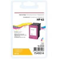Office Depot 62 Compatible HP Ink Cartridge C2P06AE Cyan, Magenta, Yellow