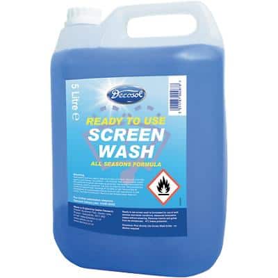 Decosol Screen Wash Anti-freeze Blue 5L Bottle