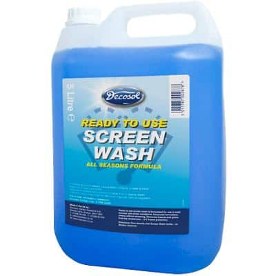 Decosol Screen Wash Anti-freeze Blue 5L Bottle