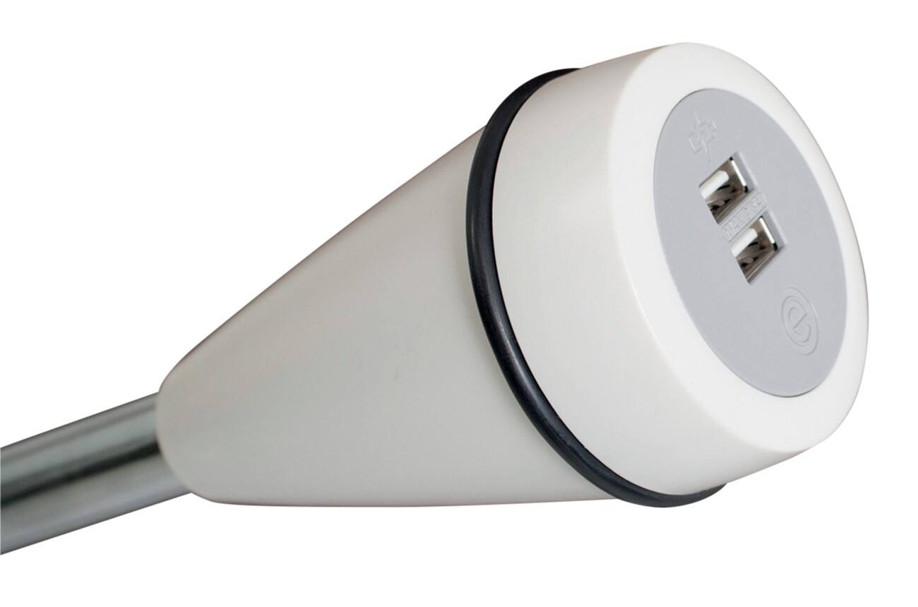 Free Standing USB Charger White