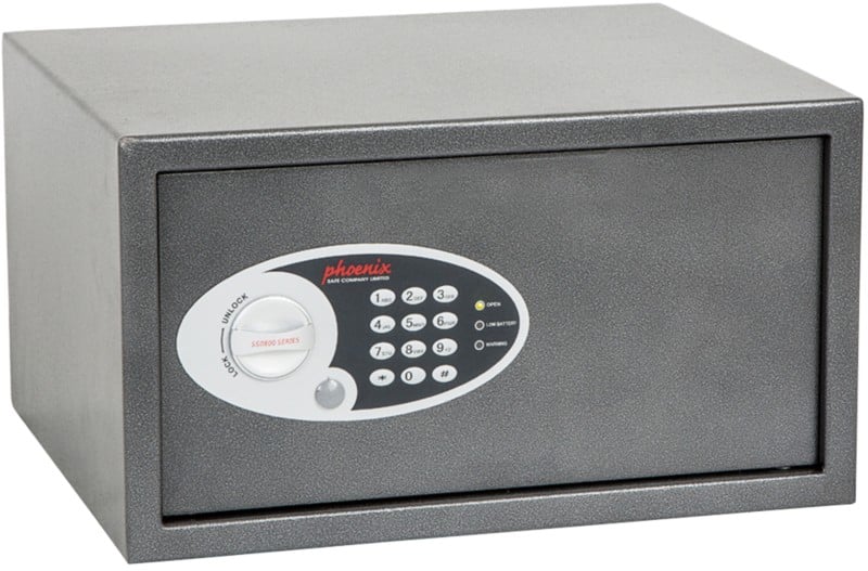 Phoenix Vela Home Security Safe Electronic lock 34 L SS0803E Silver