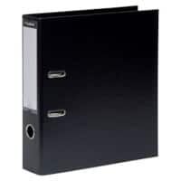 Guildhall Lever Arch File A4 80 mm Black 2 ring 7677625 Cardboard, PP (Polypropylene) Portrait