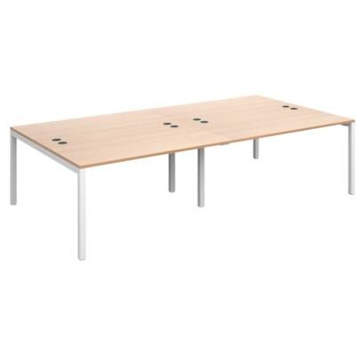 Dams International Desk Connex Beech 2 800 X 1 600 X 725 Mm