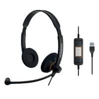 Sennheiser Impact SC 60 Wired Stereo Headset Over-the-head With Noise Cancellation USB With Microphone Black
