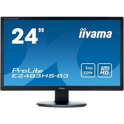 iiyama 24 inch Monitor LED Backlit ProLite E2483HS-B3