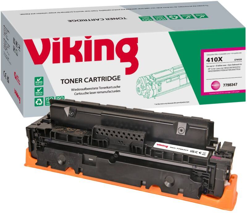 Viking 410X Compatible HP Toner Cartridge CF413X Magenta
