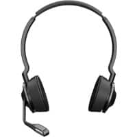 Jabra Engage 75 Wireless Stereo Headset Over the Head With Noise Cancellation With Microphone Black