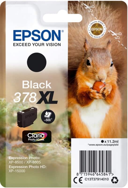 Epson 378XL Original Ink Cartridge C13T37914010 Black