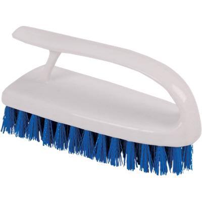 Robert Scott Scrubbing Brush 15 x 6cm White & Blue