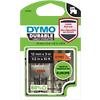 Dymo D1 1978367 Authentic Durable Label Tape Self Adhesive Black Print on Orange 12 mm x 3m