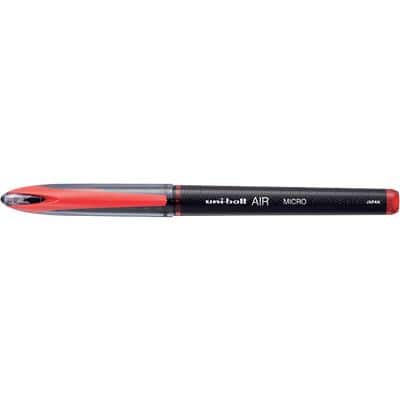 Uni-Ball Air Micro UBA-188M Rollerball Pen Fine 0.3 mm Red Pack of 12