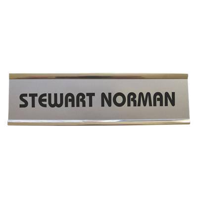 Trodat Door nameplate Personalised Silver