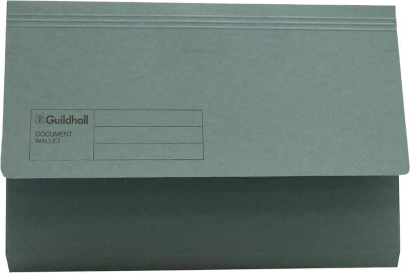 Guildhall Document Wallet Folio Blue Manila 285 gsm Pack of 50