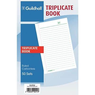 Exacompta Triplicate Book 2113TLZ Perforated 50 Sets