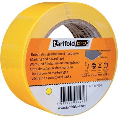Tarifold Floor Marking Tape Vinyl 5 cm Yellow