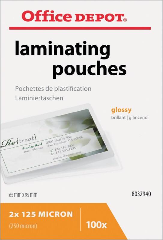 laminating pouches micron