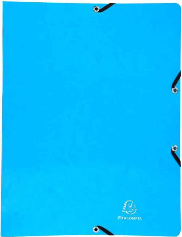 Exacompta 15 mm Ring Binder Pressboard A4 2 Rings Blue 54897E
