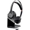 Plantronics Focus UC B825 Wireless Stereo Headset Over the Ear with Noise Cancellation Bluetooth Black
