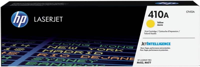 HP 410A Original Toner Cartridge CF412A Yellow
