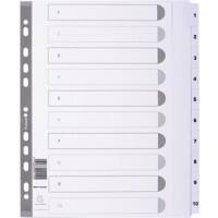 Guildhall Indices MWD1-10Z-EW A4+ White 10 Part Paper 1 to 10