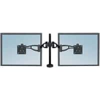 Fellowes Professional Series Dual Monitor Arm Height Adjustable 26 inch Black