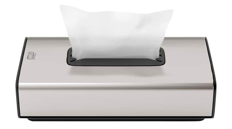 Tork F1 Tissue Dispenser Stainless Steel Silver