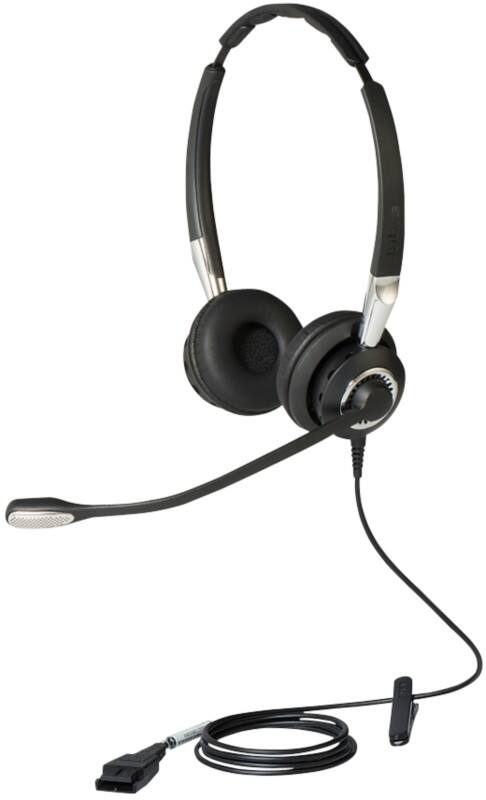 Jabra BIZ 2400 II Wired Headset Over-the-head USB Noise Cancelling Microphone Stereo