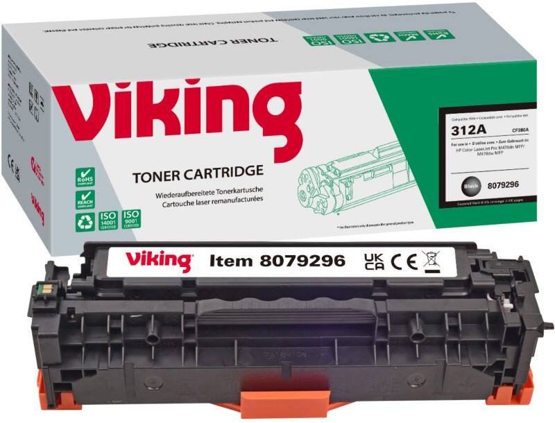 Viking 312A Compatible HP Toner Cartridge CF380A Black