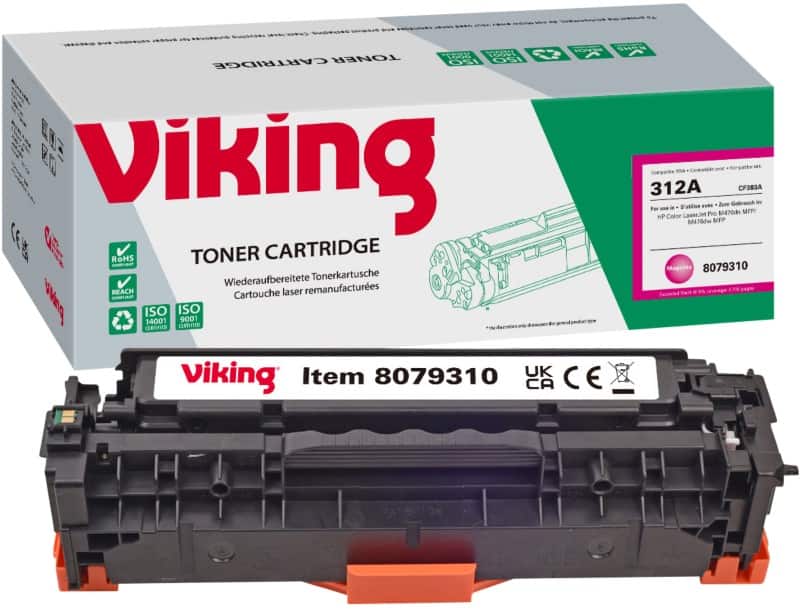 Viking 312A Compatible HP Toner Cartridge CF383A Magenta