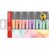 6 Pack Dual Tip Markers (3.4mm Chisel Tip + 1.5mm Round Tip