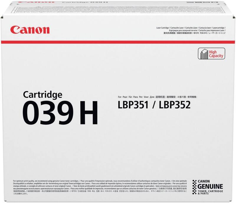 Canon CRG 039H Original Toner Cartridge Black
