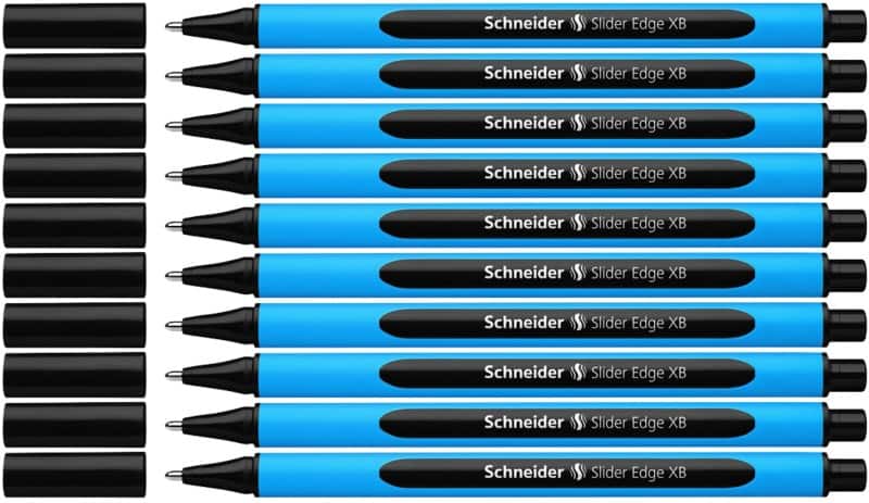 Schneider Slider Edge XB Slider Edge XB Ballpoint Pen Black 1.4 mm Extra Broad Ballpoint Refillable Pack of 10