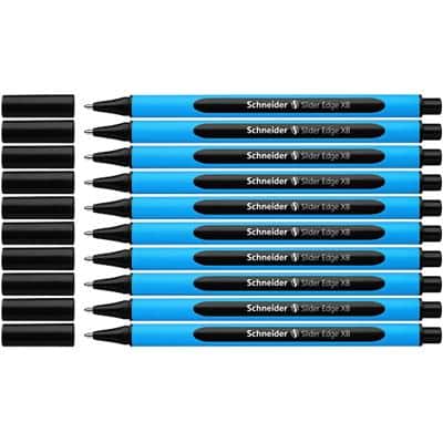 Schneider Slider Edge XB Ballpoint Pen Black Extra Broad 1.4 mm Yes Pack of 10