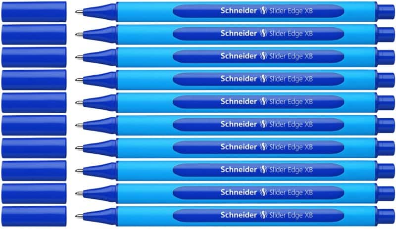 Schneider Slider Edge XB Slider Edge XB Ballpoint Pen Blue 1.4 mm Extra Broad Ballpoint Pack of 10
