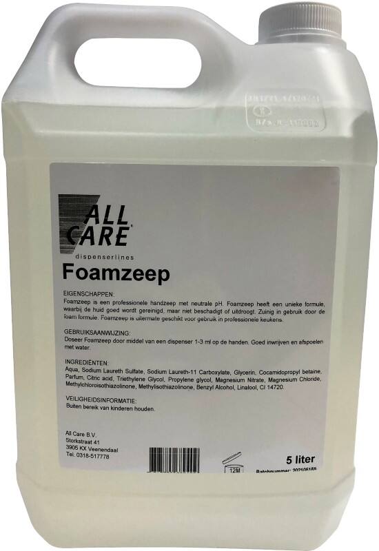 Eco Foam Hand Soap Mild White 98916 5 L