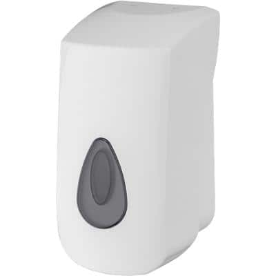 PlastiQline Hand Soap Dispenser Refill Wall Mounted 400ml White